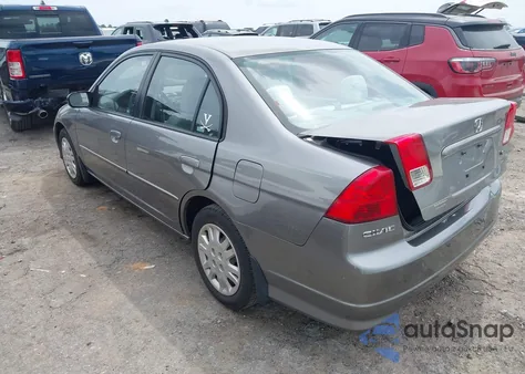 2004 Honda Civic Lx from USA, damaged, VIN 1HGES15654L013559